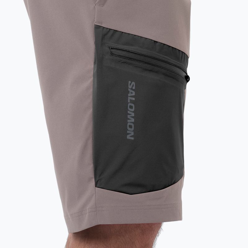 Pantaloni scurți de trekking pentru bărbați Salomon Outerpath Utility iron 6