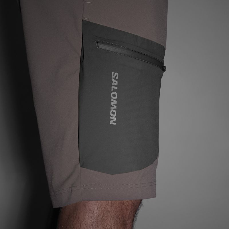 Pantaloni scurți de trekking pentru bărbați Salomon Outerpath Utility iron 7