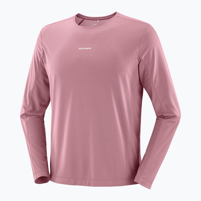 Longsleeve de alergare pentru bărbațiSalomon Shakeout Core dusky orchid 3
