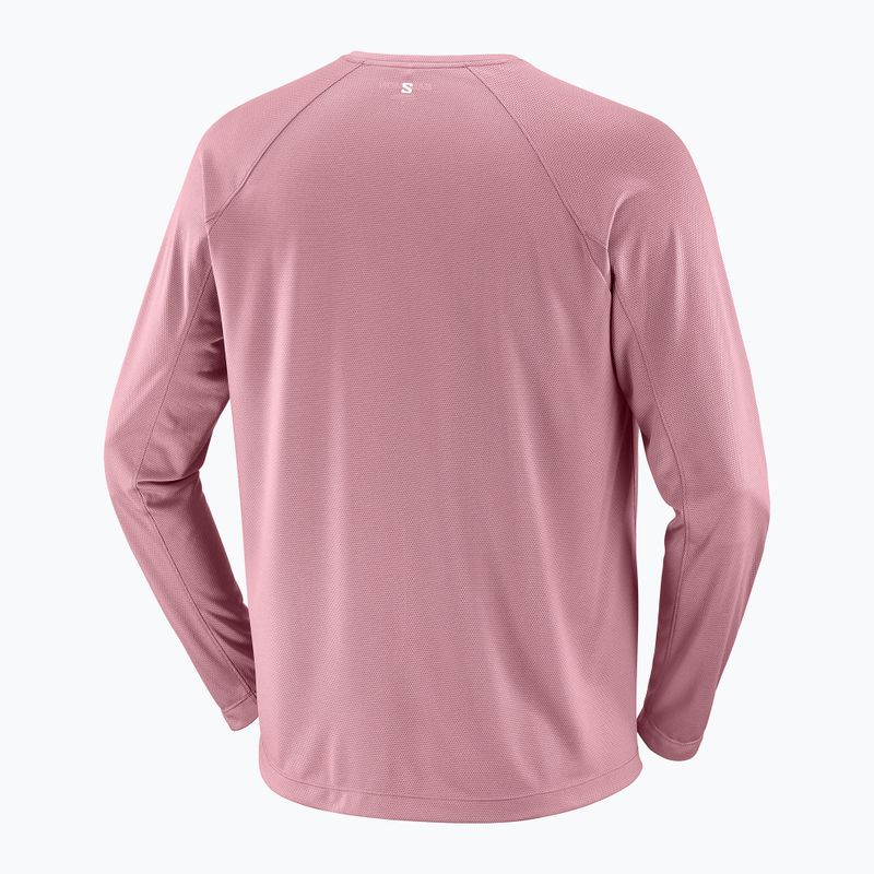 Longsleeve de alergare pentru bărbațiSalomon Shakeout Core dusky orchid 4