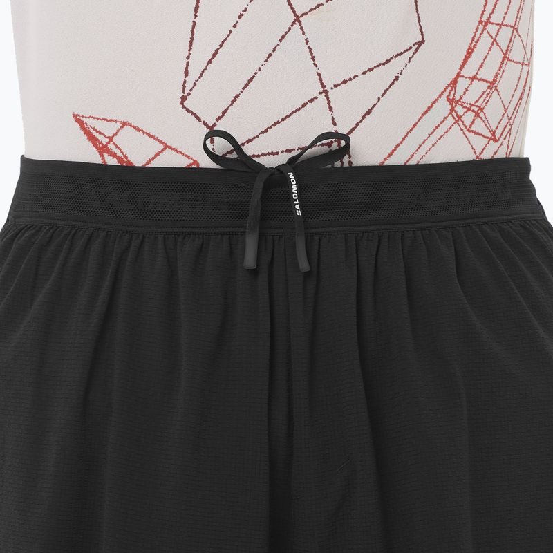 Pantaloni scurți de alergare pentru bărbați Salomon Sense Aero Stow 5" deep black 4