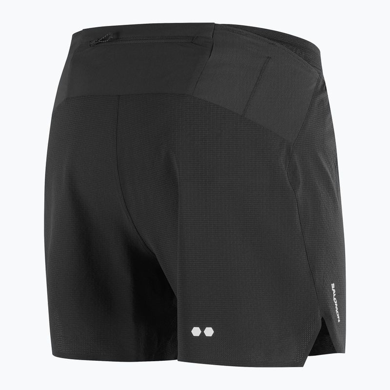 Pantaloni scurți de alergare pentru bărbați Salomon Sense Aero Stow 5" deep black 10
