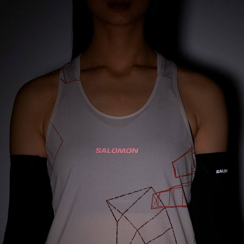 Tricou de alergare pentru femei Salomon S/Lab Speed Tee lilac ash 5