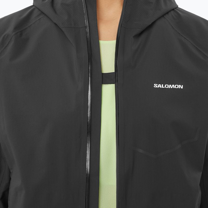 Geacă de alergare pentru femei Salomon Bonatti Waterproof deep black 4