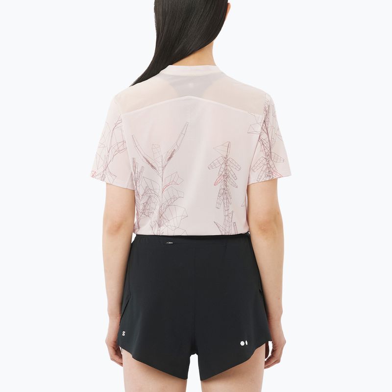 Tricou de alergare pentru femei Salomon S/Lab Ultra Tee Aop lilac ash 2