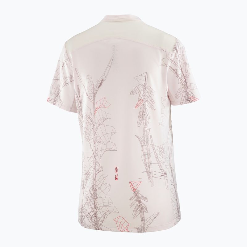 Tricou de alergare pentru femei Salomon S/Lab Ultra Tee Aop lilac ash 5
