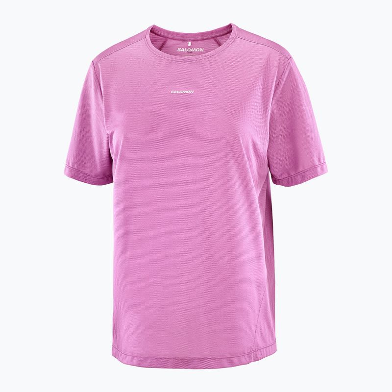Tricou de alergare pentru femei Salomon Shakeout Core iris orchid 3
