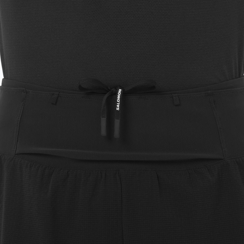 Pantaloni scurți de alergare pentru bărbați Salomon Sense Aero 2IN1 5" deep black 3