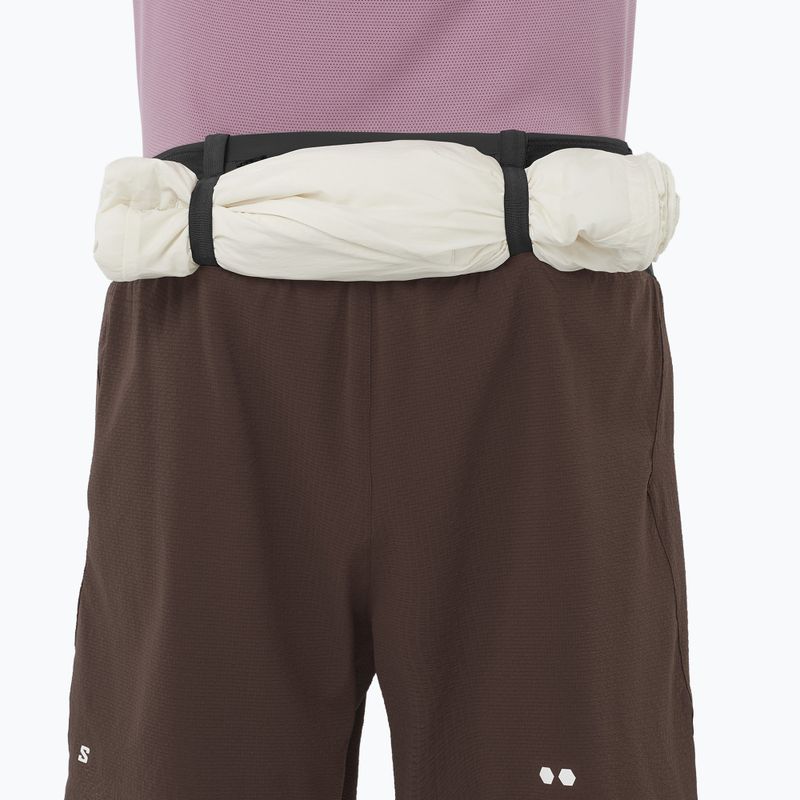 Pantaloni scurți de alergare pentru bărbați Salomon Sense Aero 2IN1 5 "coffee bean" 7