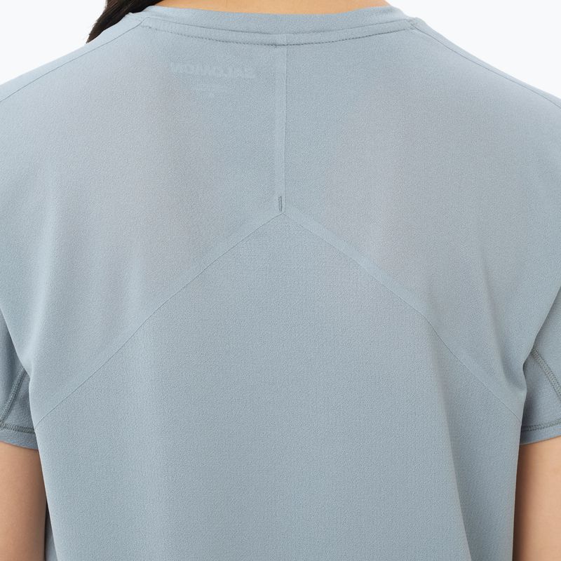 Tricou de alergare pentru femei Salomon Sense Aero SS Tee GFX trade winds 3