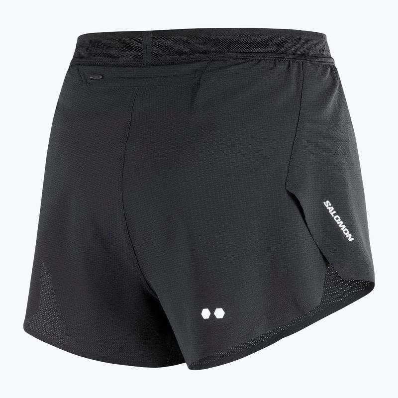 Pantaloni scurți de alergare pentru femei Salomon Sense SPLT 3" deep black 8