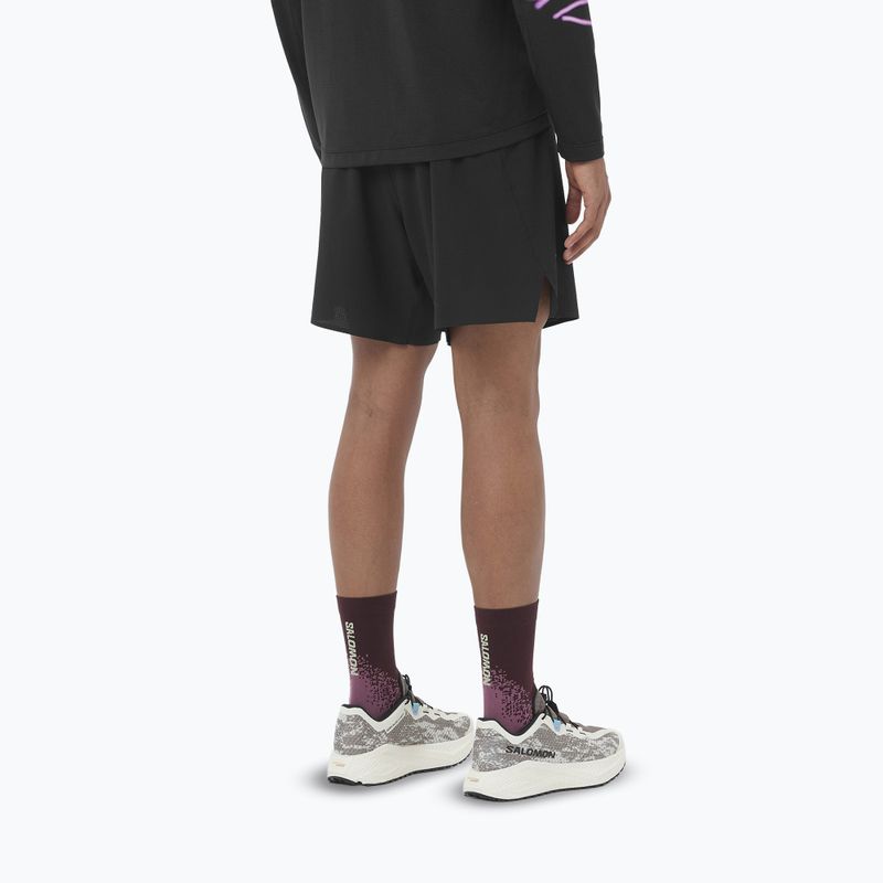 Pantaloni scurți de alergare pentru bărbați Salomon Sense Aero 7" deep black 2