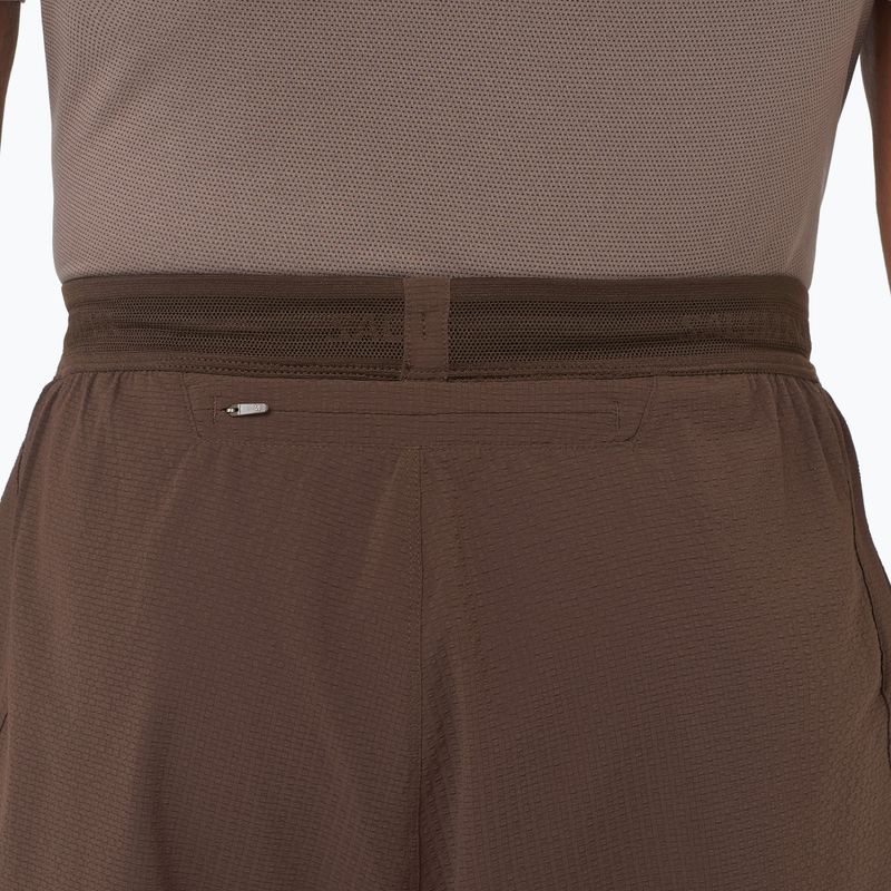 Pantaloni scurți de alergare pentru bărbați Salomon Sense Aero 7" coffee bean 4