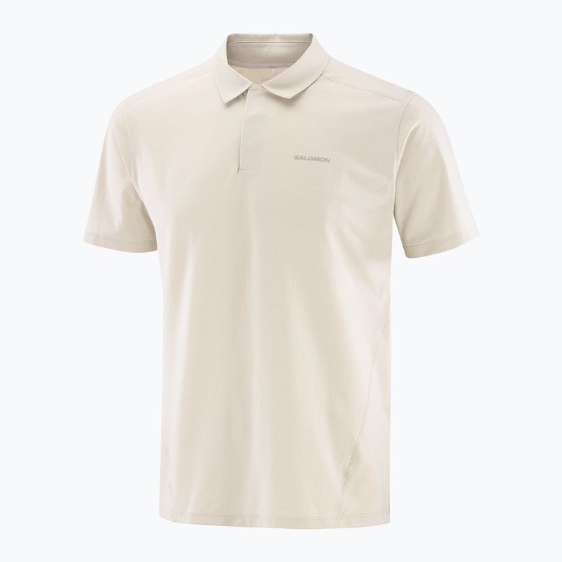 Tricou polo pentru bărbați Salomon Trackline Polo silver cloud 6