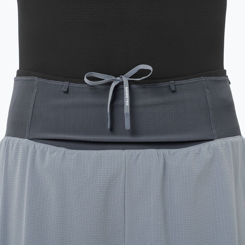 Pantaloni scurți de alergare pentru bărbați Salomon Sense Aero 2IN1 5" trade winds 3