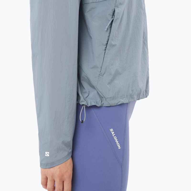 Geacă de alergare pentru femei Salomon Shakeout Fly trade winds 4