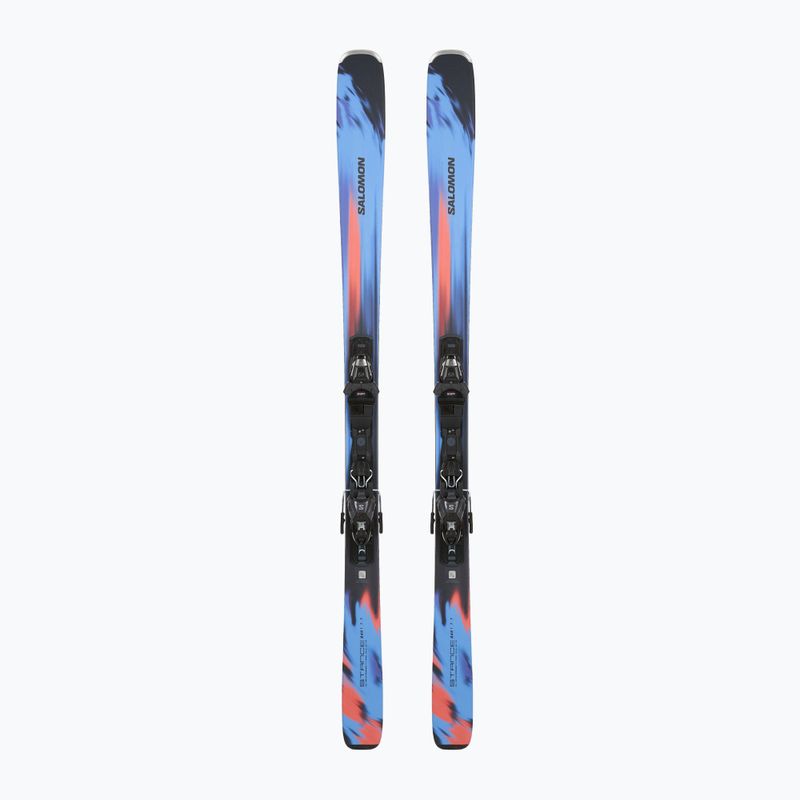 Schiuri de coborâre Salomon Stance 84 R + legături M11 GW azure blue/nasturtium/black