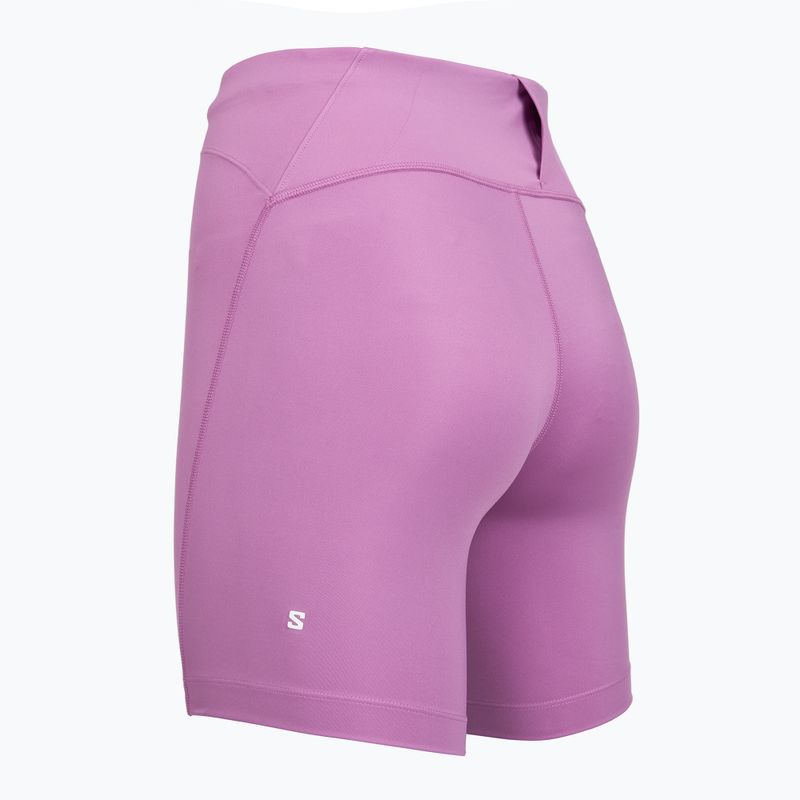 Pantaloni scurți de alergare pentru femei Salomon Shakeout Core Tight 6 "iris orchid" 3
