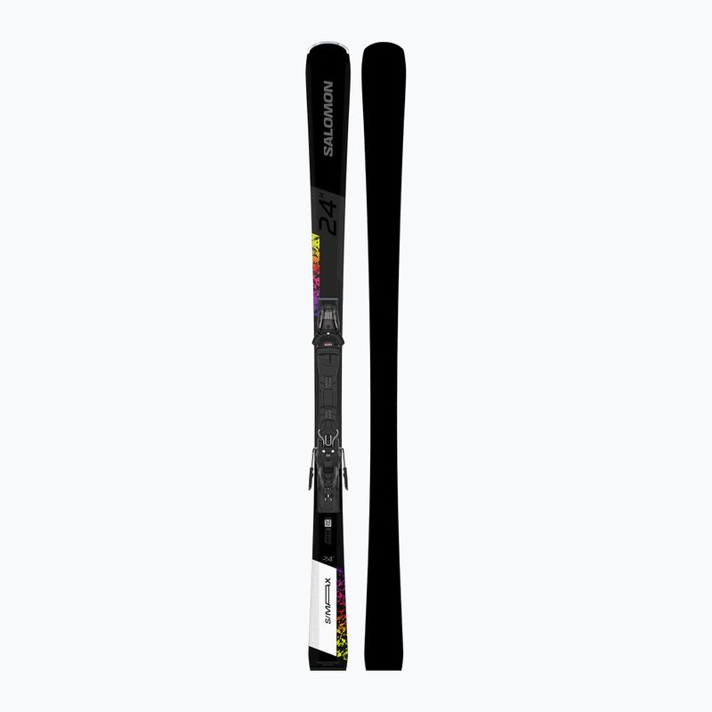 Schiuri de coborâre + legături Salomon S/Max 24H + M10 GW black/white 3