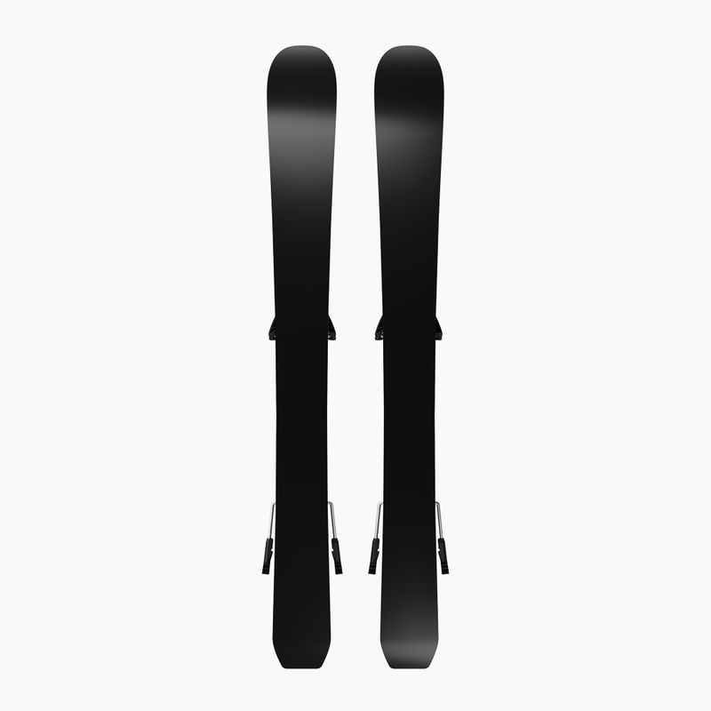 Schiuri de coborâre pentru copii + legături Salomon QST Jr Black XS + C5 GW black/neon punch 3