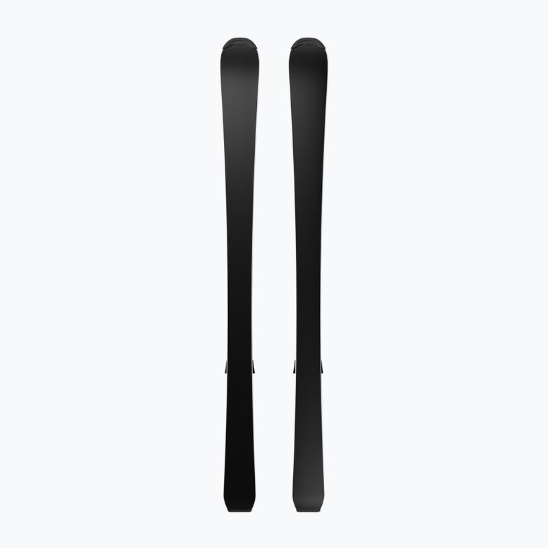 Schiuri de coborâre pentru copii + legături Salomon QST Jr Black S + C5 GW black/neon punch 2