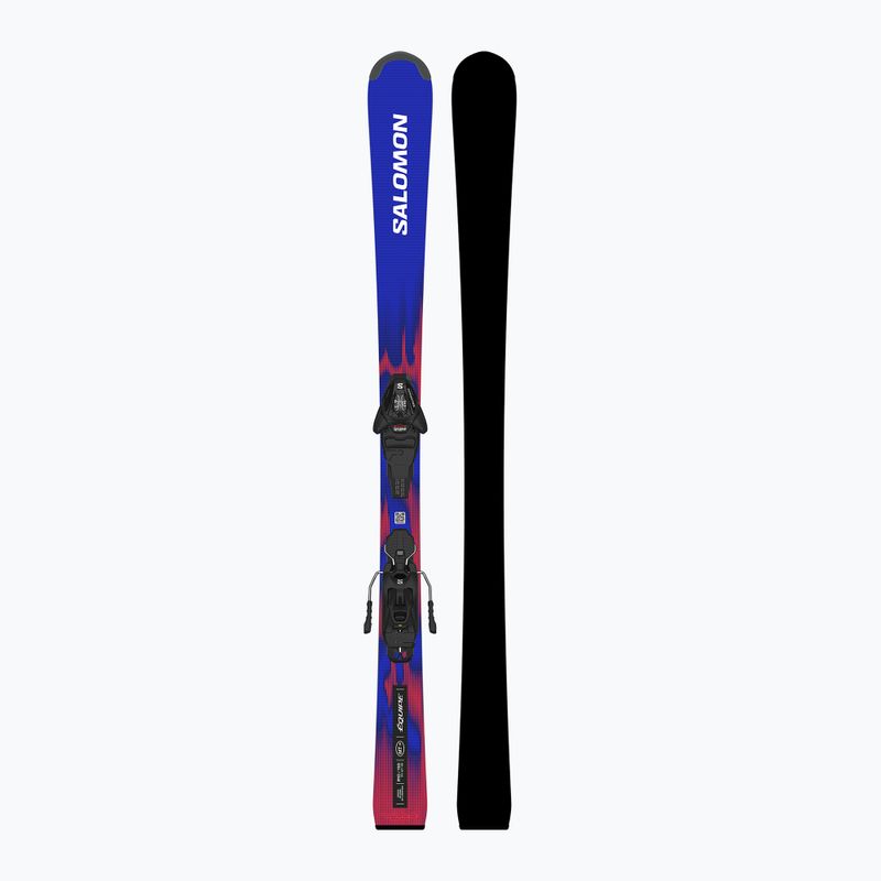 Schiuri de coborâre pentru copii + legături Salomon Equipe MT JR + L6 GW race blue/equipe red 3