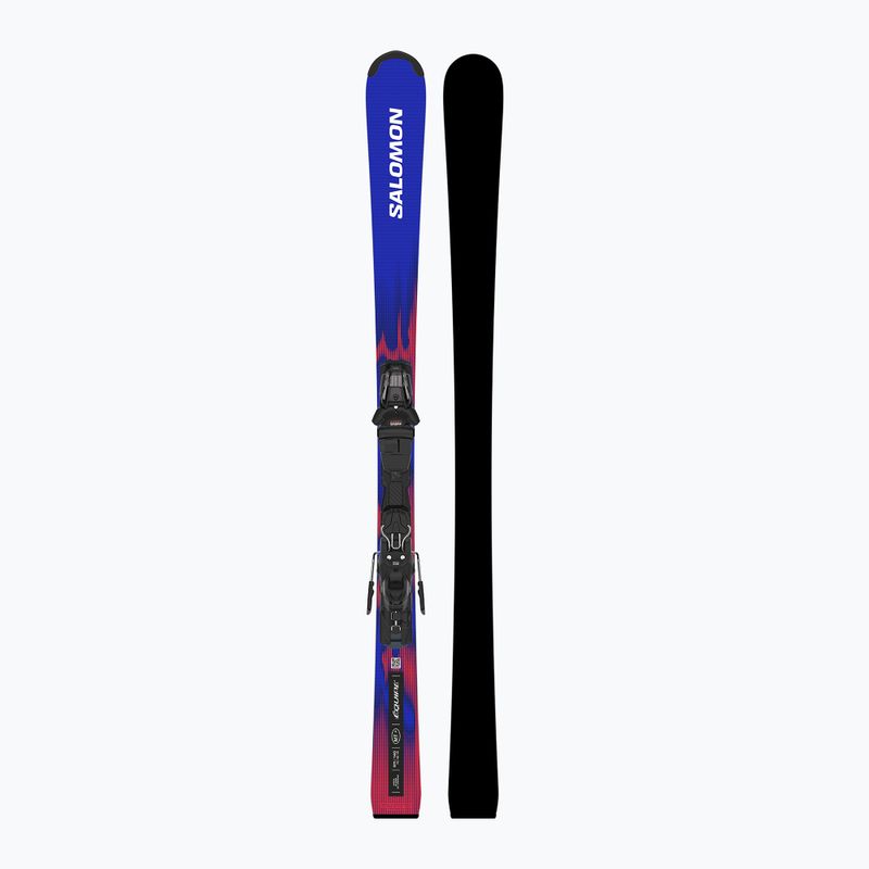 Schiuri de coborâre pentru copii + legături Salomon Equipe MT JR + M10 GW race blue/equipe red 4