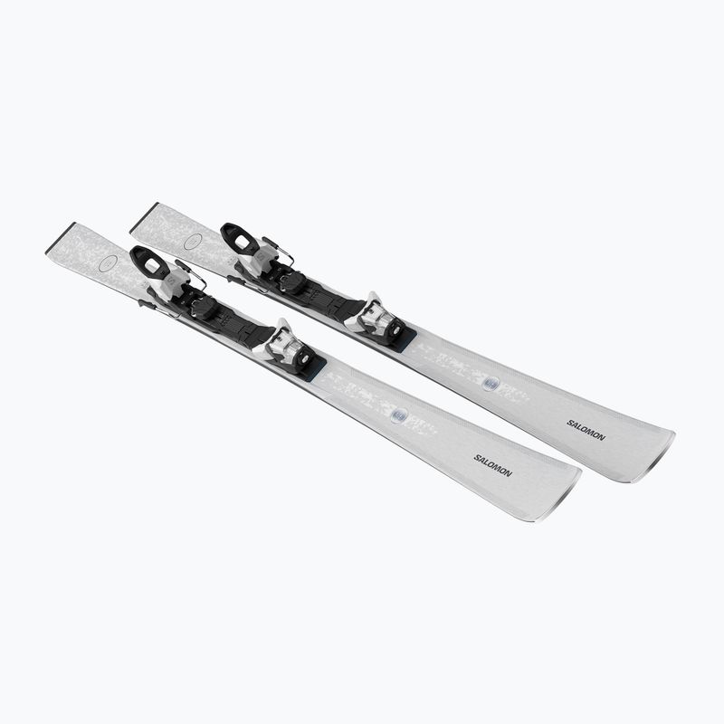 Schiuri de coborâre pentru femei + legături Salomon S/Max N°8 Silver + M10 GW silver met./glitter 3