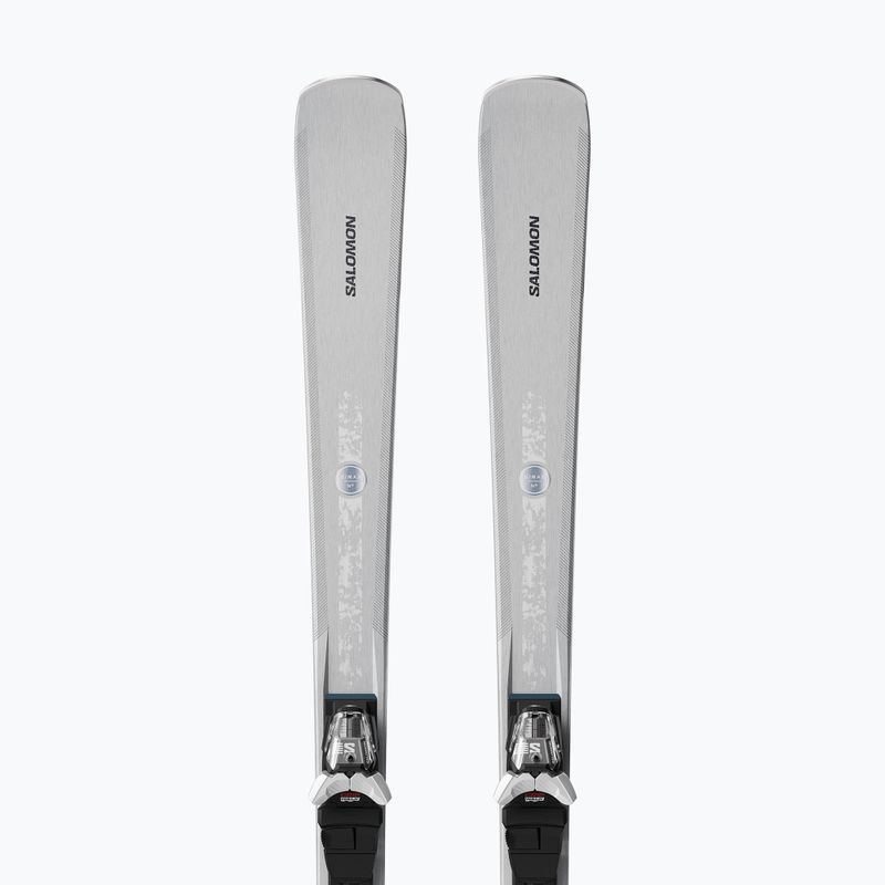 Schiuri de coborâre pentru femei + legături Salomon S/Max N°8 Silver + M10 GW silver met./glitter 4