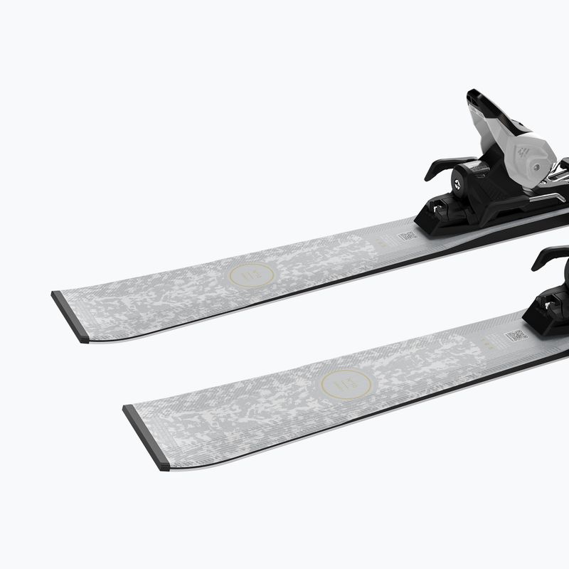 Schiuri de coborâre pentru femei + legături Salomon S/Max N°10 + M10 GW silver met/glitter 4