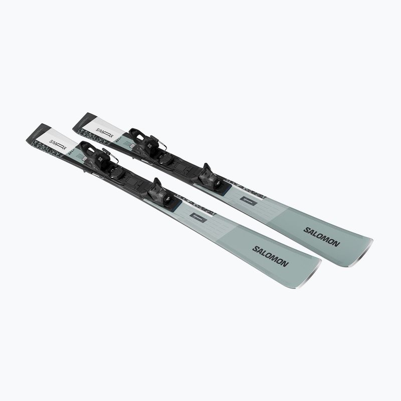 Schiuri de coborâre + legături Salomon S/Max 8 + M10 GW wrought iron/black 3