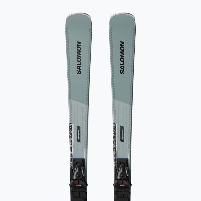 Schiuri de coborâre + legături Salomon S/Max 8 + M10 GW wrought iron/black 4