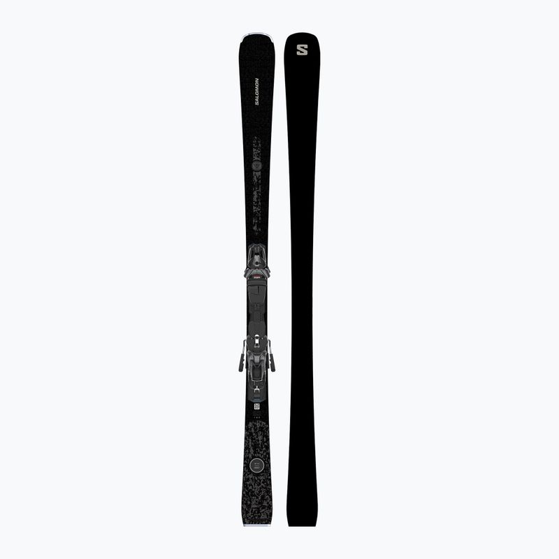 Schiuri de coborâre pentru femei + legături Salomon S/Max N°14 + MI12 GW black/glitter 3