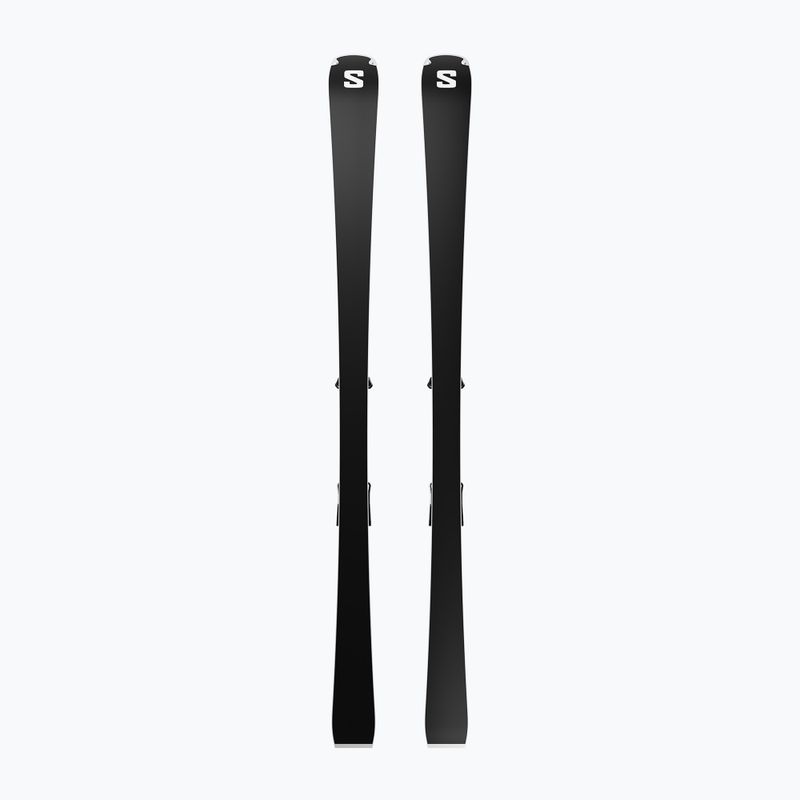 Schiuri de coborâre + legături Salomon S/Max 12 + I12 GW silver/black 2