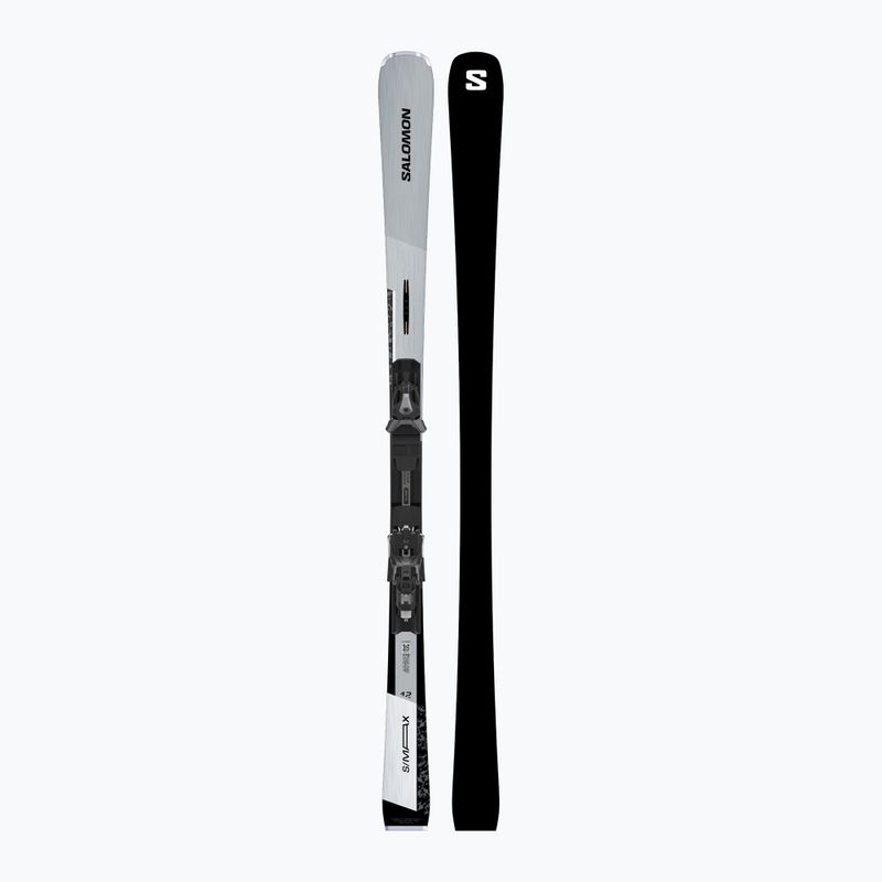 Schiuri de coborâre + legături Salomon S/Max 12 + I12 GW silver/black 3