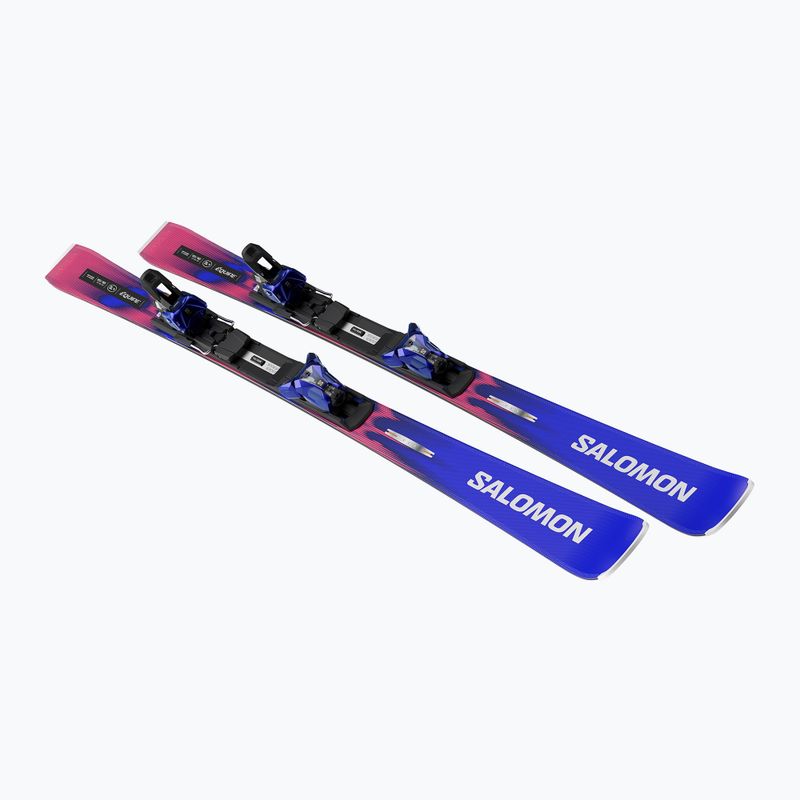 Schiuri de coborâre + legături Salomon Equipe SL 12 + I12 GW race blue/equipe red 3