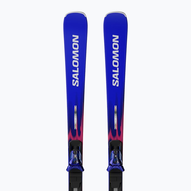 Schiuri de coborâre + legături Salomon Equipe SL 12 + I12 GW race blue/equipe red 4