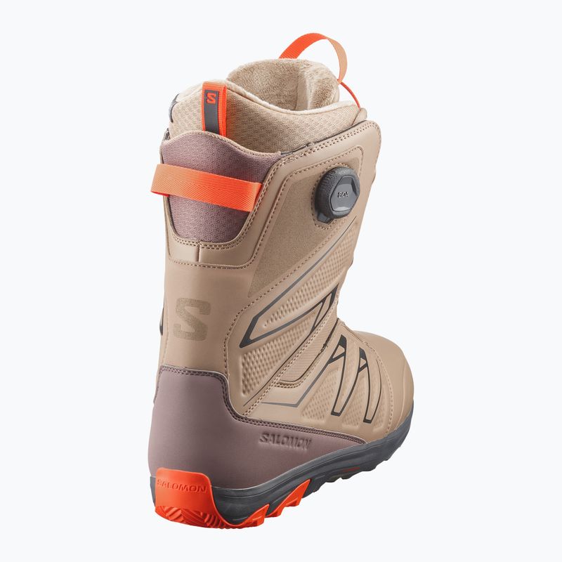 Încălțăminte de snowboard pentru bărbați Salomon Launch Boa SJ Boa kelp/brown lentil/dragon fire 2