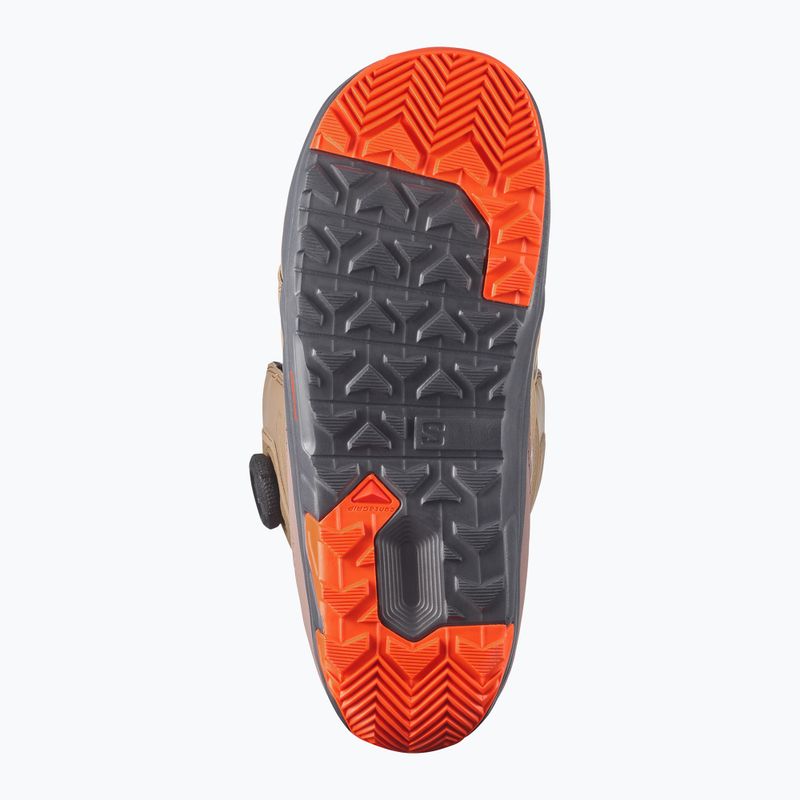 Încălțăminte de snowboard pentru bărbați Salomon Launch Boa SJ Boa kelp/brown lentil/dragon fire 3