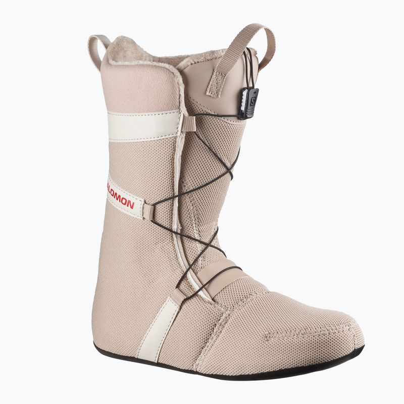 Încălțăminte de snowboard pentru femei Salomon Ivy Boa SJ Boa W almond milk/white pepper/haute red 2