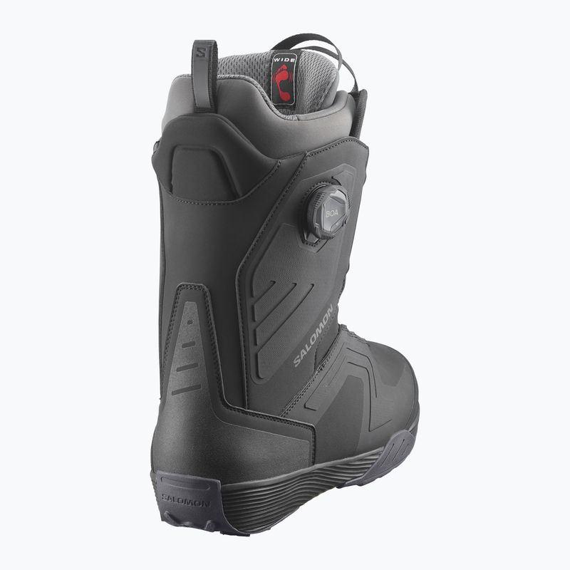 Încălțăminte de snowboard pentru bărbați Salomon Dialogue Dual Boa Wide black/black/asphalt 2