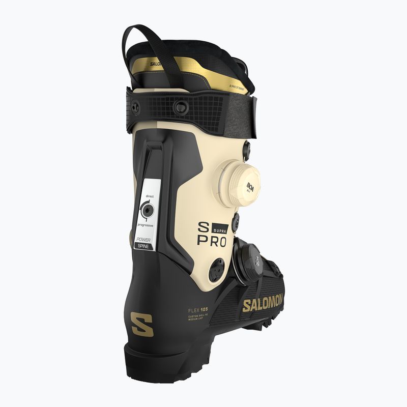 Încălțăminte de schi pentru femei Salomon S/PRO Supra Dual Boa 105 W black/ birch/gold met 2