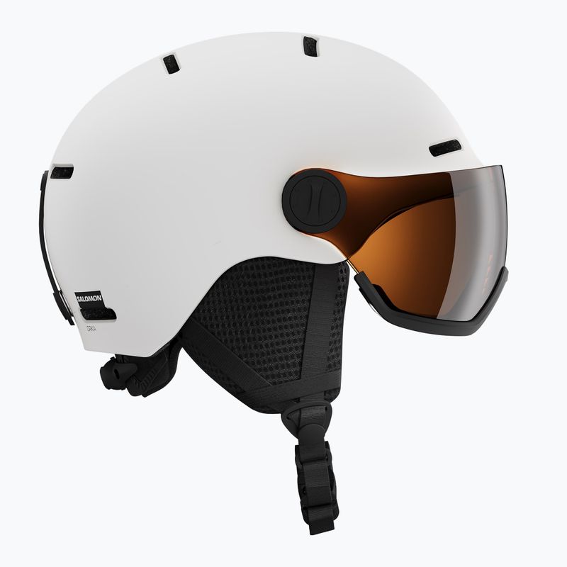Cască de schi pentru copii Salomon Orka Visor Jr S2 white 2