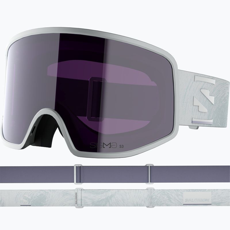 Ochelari de schi Salomon Sentry Pro OTG Sigma S3 ice flow/sigma sky blue 2