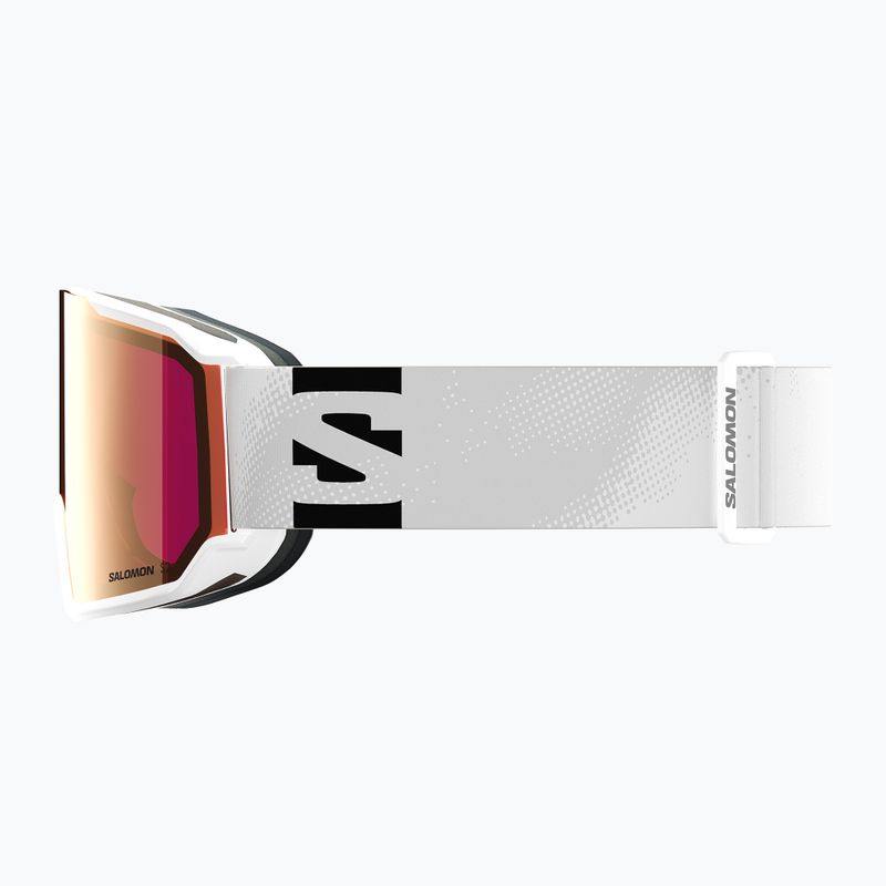 Ochelari de schi Salomon S/View 3 S2 white/ml lruby 4