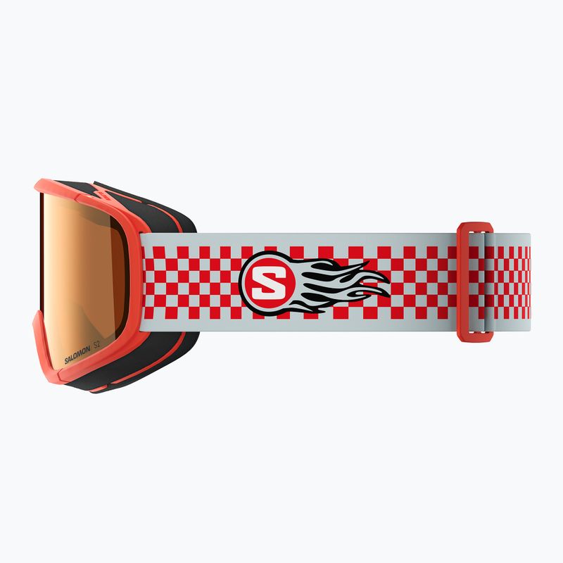 Ochelari de schi pentru copii Salomon Rio S2 cherry tomato/flash tonic orange 3