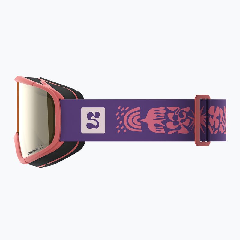 Ochelari de schi pentru copii Salomon Rio S2 sun kissed coral/flash gold 4
