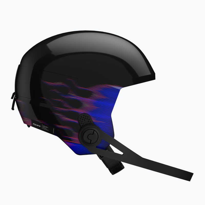 Cască de schi pentru copii Salomon Equipe Fis + Chinguard Jr black/flames 3