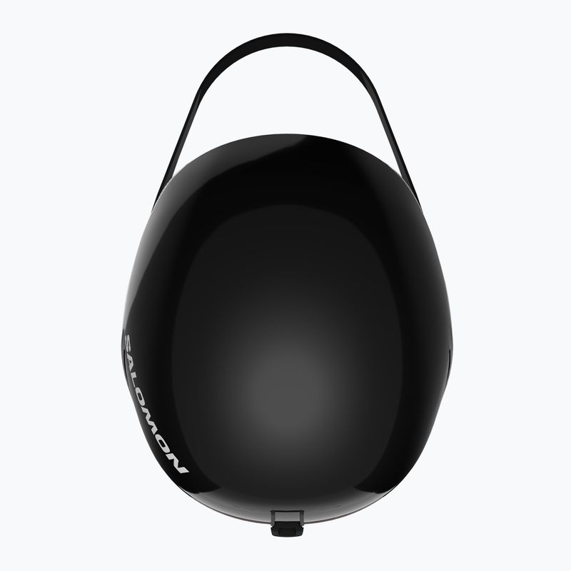 Cască de schi pentru copii Salomon Equipe Fis + Chinguard Jr black/flames 5