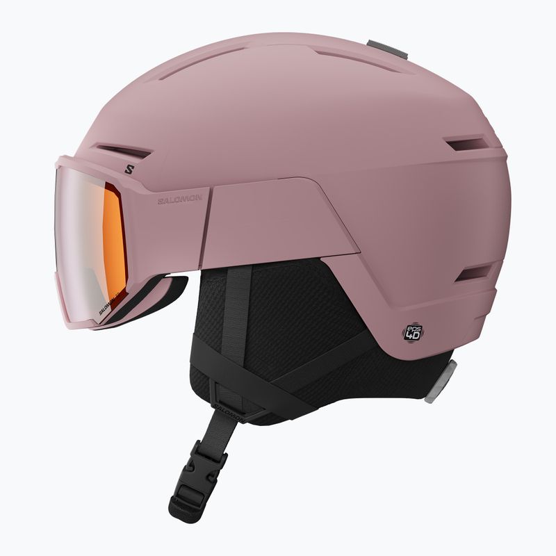 Cască de schi Salomon Osmo Dawn Pink/Flash Tonic/Orange 4